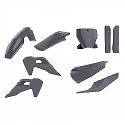 Комплект пластмаси POLISPORT Full Plastic kit Husqvarna TE/FE (2020-23) Grey
