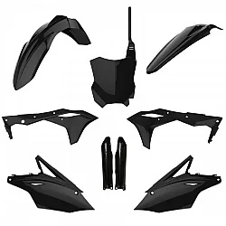 Комплект пластмаси POLISPORT Full Plastic Kit Kawasaki KX 250F (2017-20) Black
