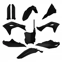 Комплект пластмаси POLISPORT Full Plastic Kit Kawasaki KX 450 (2024-25) Black