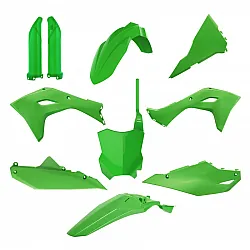 Комплект пластмаси POLISPORT Full Plastic Kit Kawasaki KX 450 (2024-25) Green