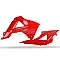 Пластмасови капаци за радиатор Polisport GAS GAS EC / EC-E - 2010-11 Red
