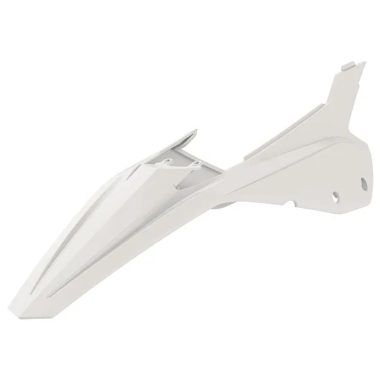 Заден калник със страничен панел Polisport BETA RR250/300 2ST 350/400/450 4ST - 2020-21 White