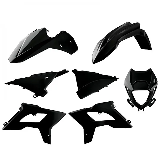 Комплект рестайлинг пластмаси POLISPORT Restyling Kit Beta RR 2T/4T (2013-17) Black
