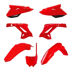 Комплект рестайлинг пластмаси POLISPORT Restyling Kit Honda CR 125R/250R (2000-01) Red