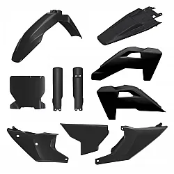 Комплект рестайлинг пластмаси POLISPORT Restyling Kit Husqvarna TC/FC (2025-26) black