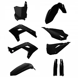 Комплект рестайлинг пластмаси POLISPORT Restyling Kit Kawasaki KX 125/250 (2003-08) black