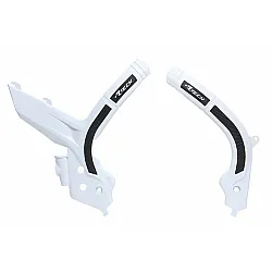 Протектор за рама RACETECH Bi-material Frame Guard White/Black GASGAS 21-24 / Husq 16-22