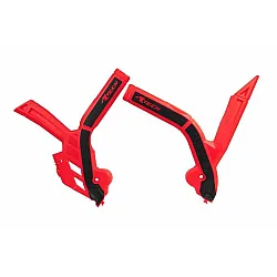 Протектор за рама RACETECH Bi-material Red/Black