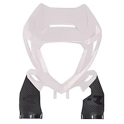 Маска за фар RACETECH Enduro Headlight - Beta RR 20-23 (White)