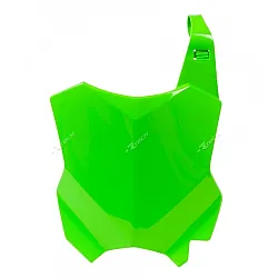 Табела за номер RACETECH Front Number Plate Neon Green Kawasaki KXF 250 17-21 / 450 16-23