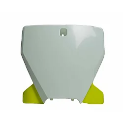 Табела за номер RACETECH Front Number Plate White/Yellow Husqvarna TC/FC 19-20