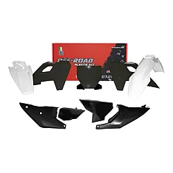 Комплект пластмаси RACETECH HUSQVARNA FS 450 Black/White