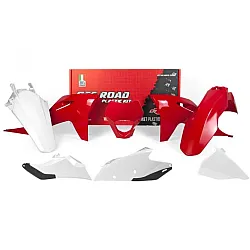 Комплект пластмаси RACETECH Plastic Kit 6 pcs GASGAS 21-23 (Red/White)