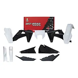 Комплект пластмаси RACETECH Plastic Kit HUSQ FE/TE 20-23 (White/Black)