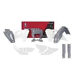 Комплект пластмаси RACETECH Plastic Kit Husqvarna FE/TE 2024 (Grey/White)