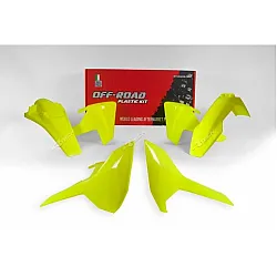 Комплект пластмаси RACETECH Plastic Kit Neon Yellow Husqvarna TE/FE 17-19