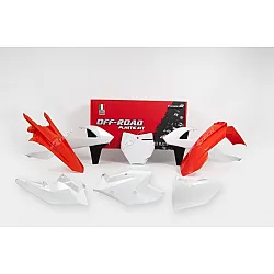 Комплект пластмаси RACETECH Plastic Kit OEM Color (2017) Orange/White/Black KTM 16-18