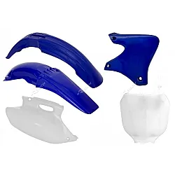 Комплект пластмаси RACETECH Plastic Kit OEM Color Blue/White Yamaha YZ250F 01-02