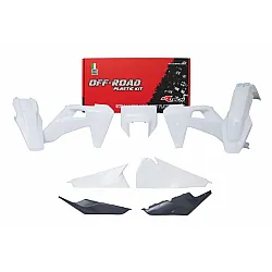 Комплект пластмаси RACETECH Plastic Kit White/Anthracite Grey Husqvarna TE/FE 2020