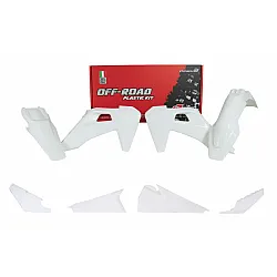 Комплект пластмаси RACETECH Plastic Kit - White Husqvarna TE/FE 20-23