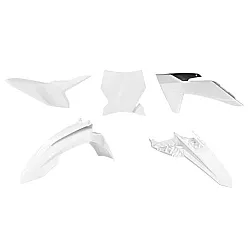 Комплект пластмаси RACETECH Plastic Kit (White) KTM SX 50 24-25