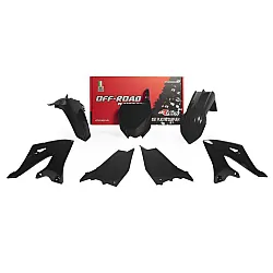 Комплект пластмаси RACETECH Plastic Kit - Yamaha YZ125/250 22-25 (Black)