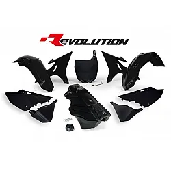Комплект пластмаси RACETECH Revolution Plastic Kit + Gas Tank (Black) Yamaha YZ125/250 02-19
