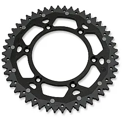 Заден зъбчат венец / 50 зъба / 428 стъпка / BLACKNATURAL / ALUMINUMSTEEL MOOSE RACING 1210-895-50-10X