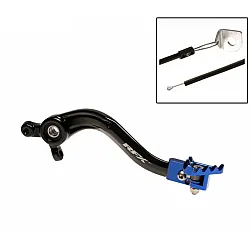 Заден лост за спирачка RFX Pro FT Rear Brake Lever (Black/Blue) Husqvarna FE 17-23 / TC 18-22