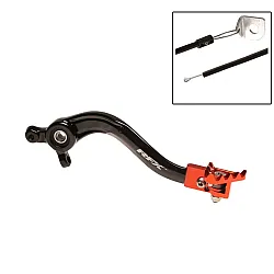 Заден лост за спирачка RFX Pro FT Rear Brake Lever (Black/Orange) Ktm SX 125/250/350/450 2016