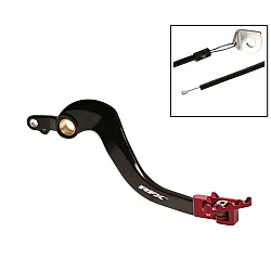 Заден лост за спирачка RFX Pro FT Rear Brake Lever (Black/Red) - Honda CRFX450 05-20