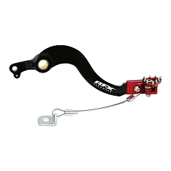 Заден спирачен лост RFX Pro FT CRF 250 L (MD38) (Black/Red) - Honda CRF250