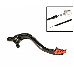 Заден лост за спирачка RFX Pro ST Rear Brake Lever (Black/Orange) - KTM SX85