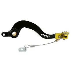 Заден лост за спирачка RFX Pro ST Rear Brake Lever (Black/Yellow) - Suzuki RM250 01-08