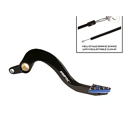 Заден лост за спирачка RFX Pro ST Rear Brake Lever (Hard Anodised Black/Blue) - Yamaha YZF/WRF 250