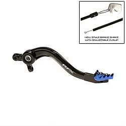 Заден лост за спирачка RFX Pro ST Rear Brake Lever Hard Anodised Black/Blue
